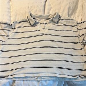 Classic Striped Polo Shirt